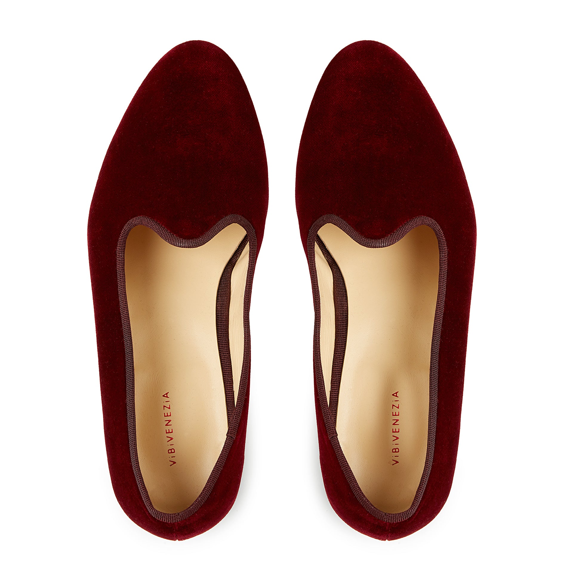 Loafers Bordeaux - interni pelle