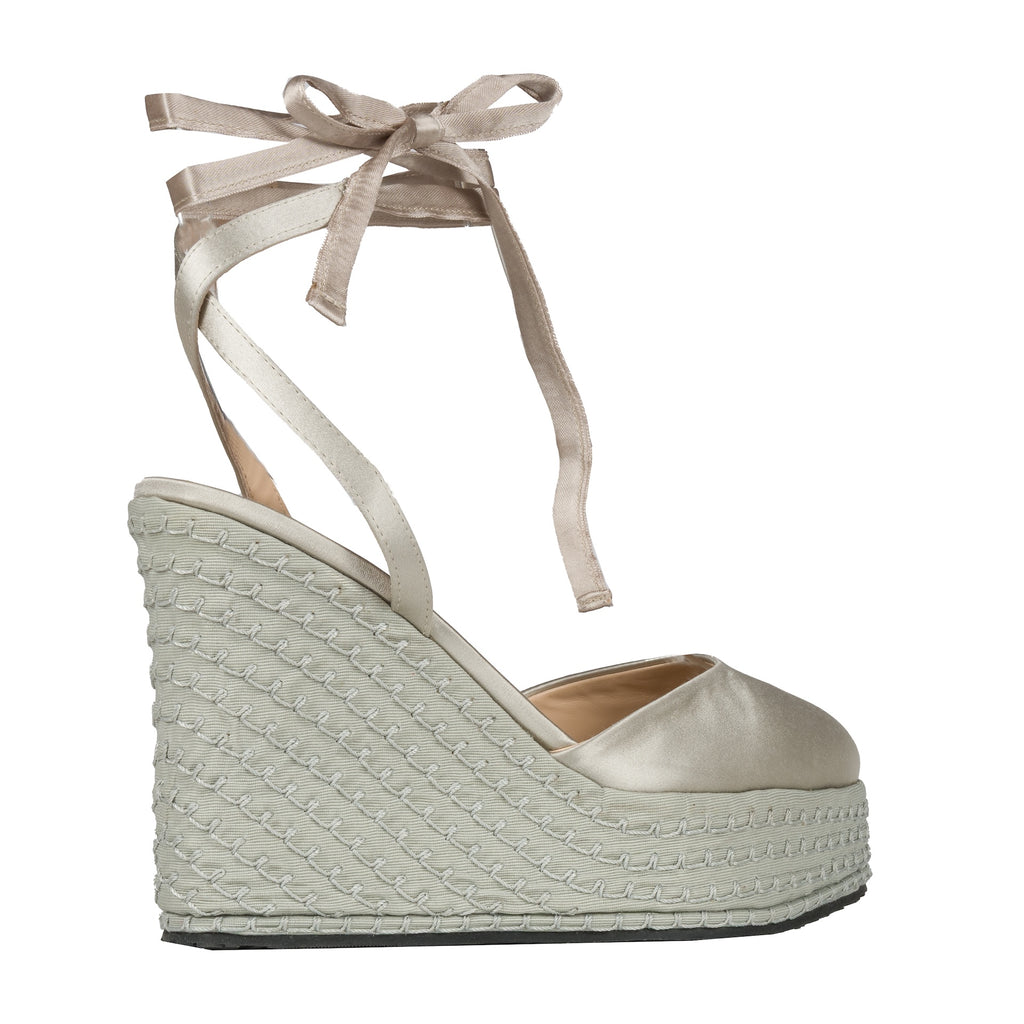 ARGENTO - PLATEAU WEDGES LACES