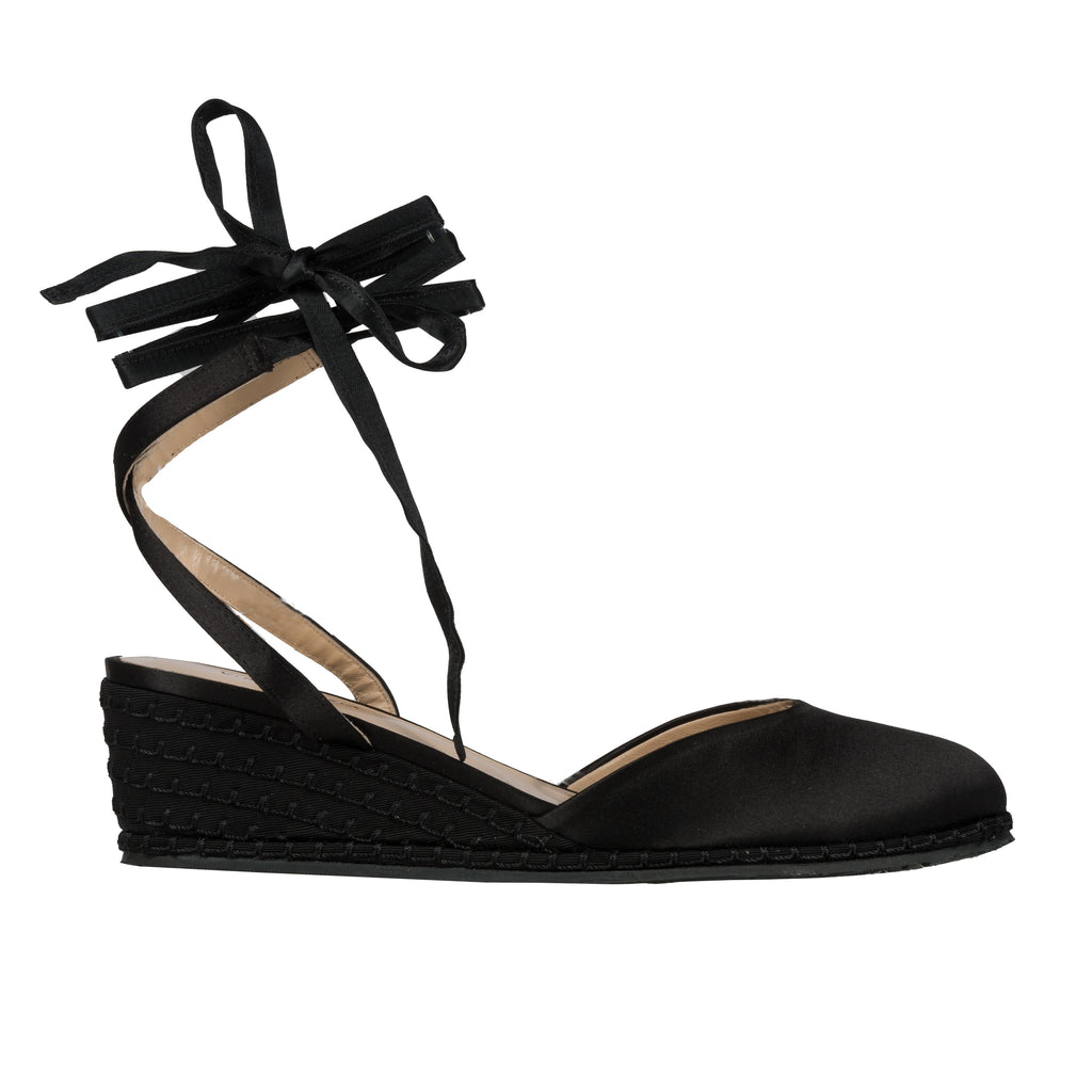 MORTICIA - LACES WEDGES 5