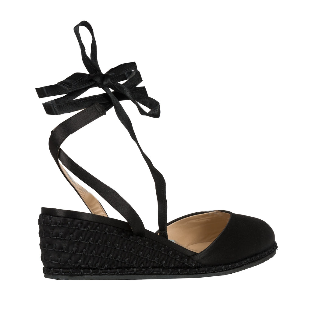 MORTICIA - LACES WEDGES 5