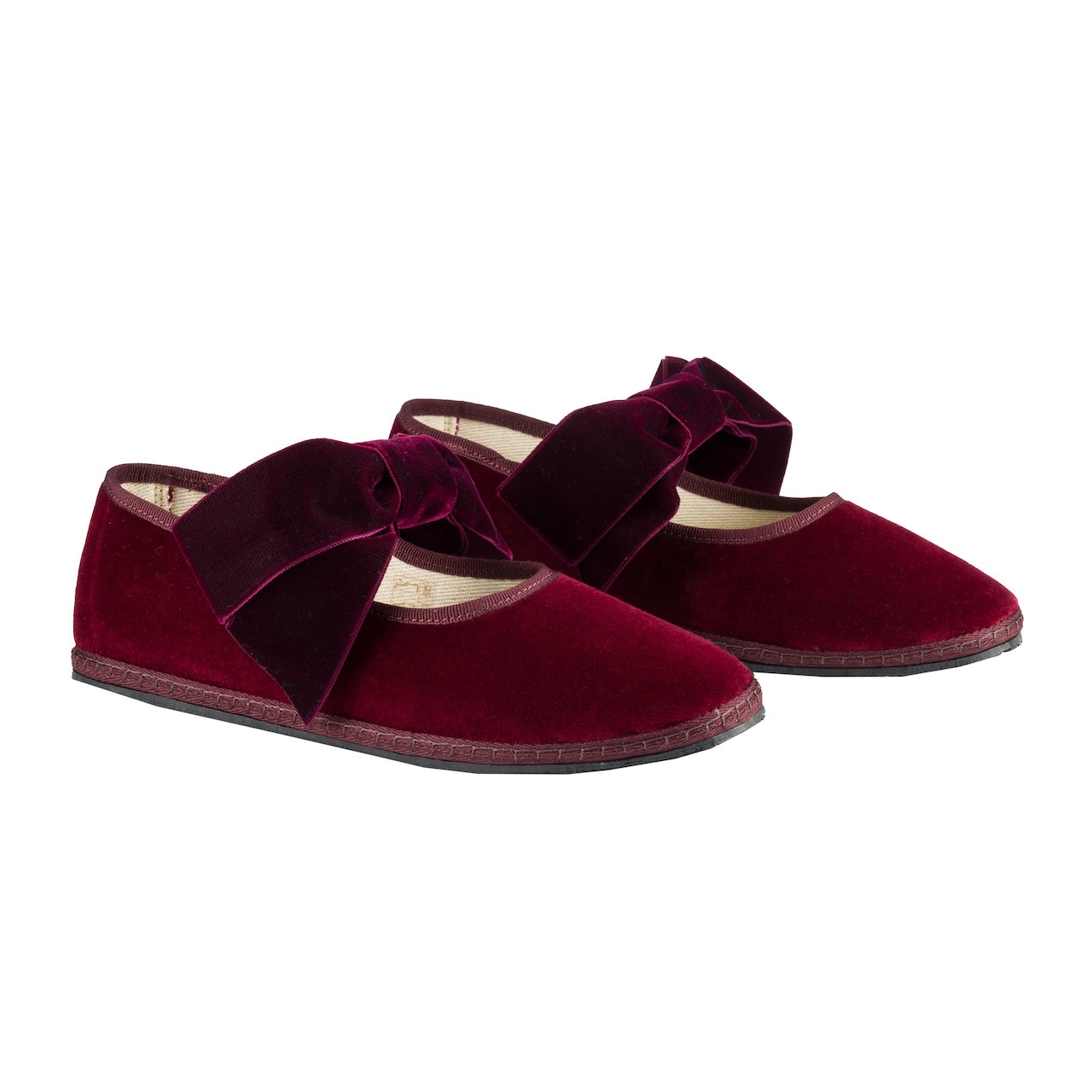 Mary Jane Maxi Bow Bordeaux