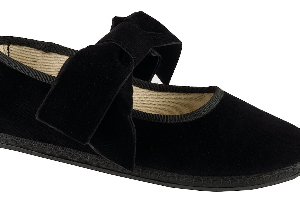 Mary Jane Maxi Bow Nero