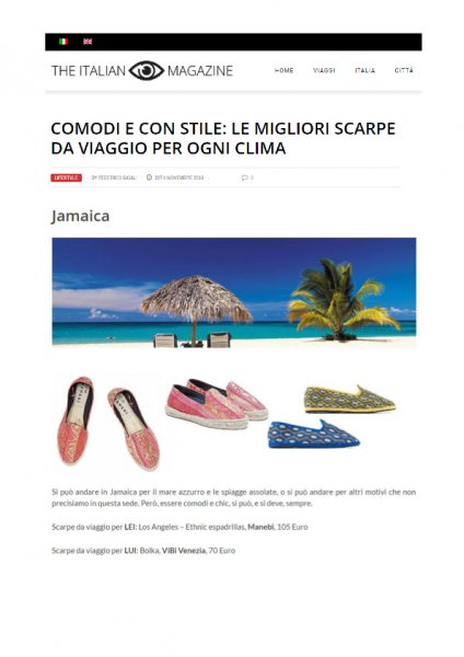 Theitalianeyemagazine.com, ViBi Venezia, 20th November 2015-page1
