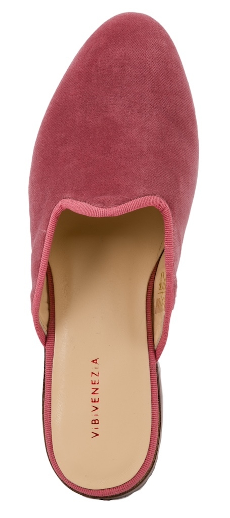 Loafers Mule Pink - leather inside