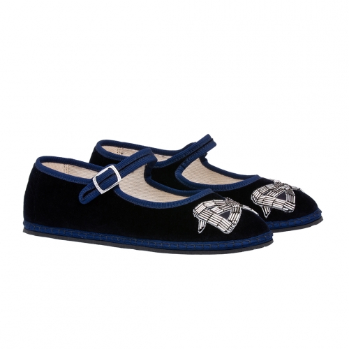 Vibi Venezia Velvet Loafers