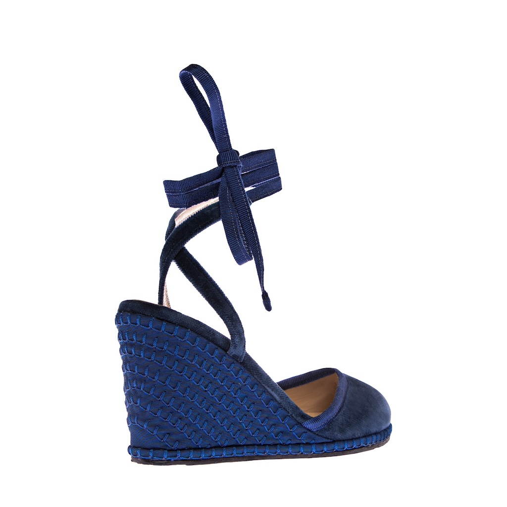 DELFINA - LACES WEDGES