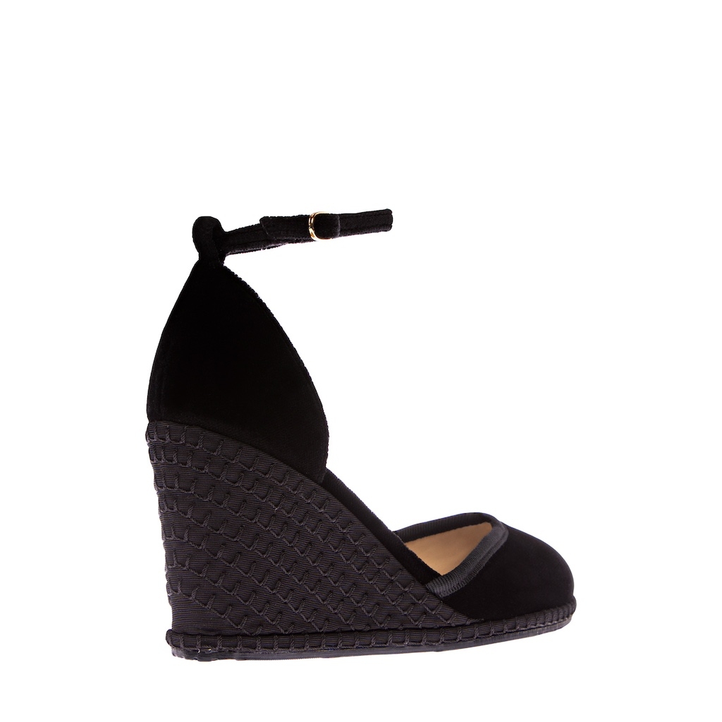 NERO - WEDGES WITH ANKLE LACE