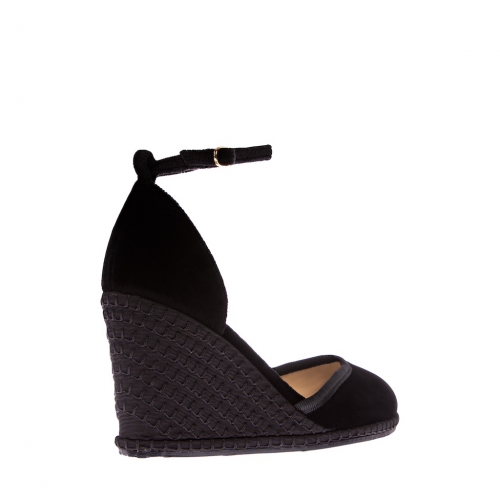 NERO - WEDGES WITH ANKLE LACE
