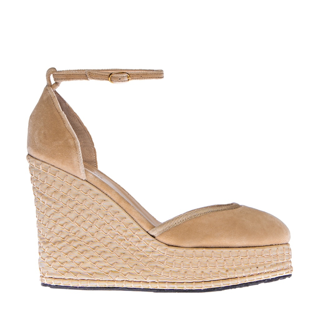 PALUDE - PLATEAU WEDGES WITH ANKLE LACE