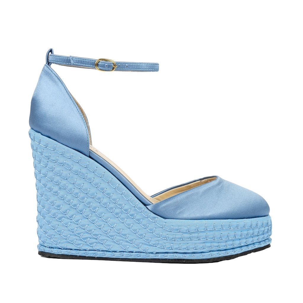ZUCCHERO - PLATEAU WEDGES WITH ANKLE LACE