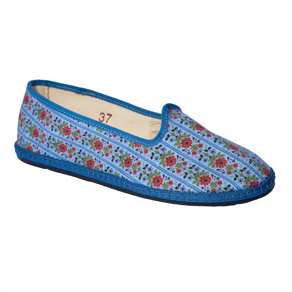 Floral Block Stripe