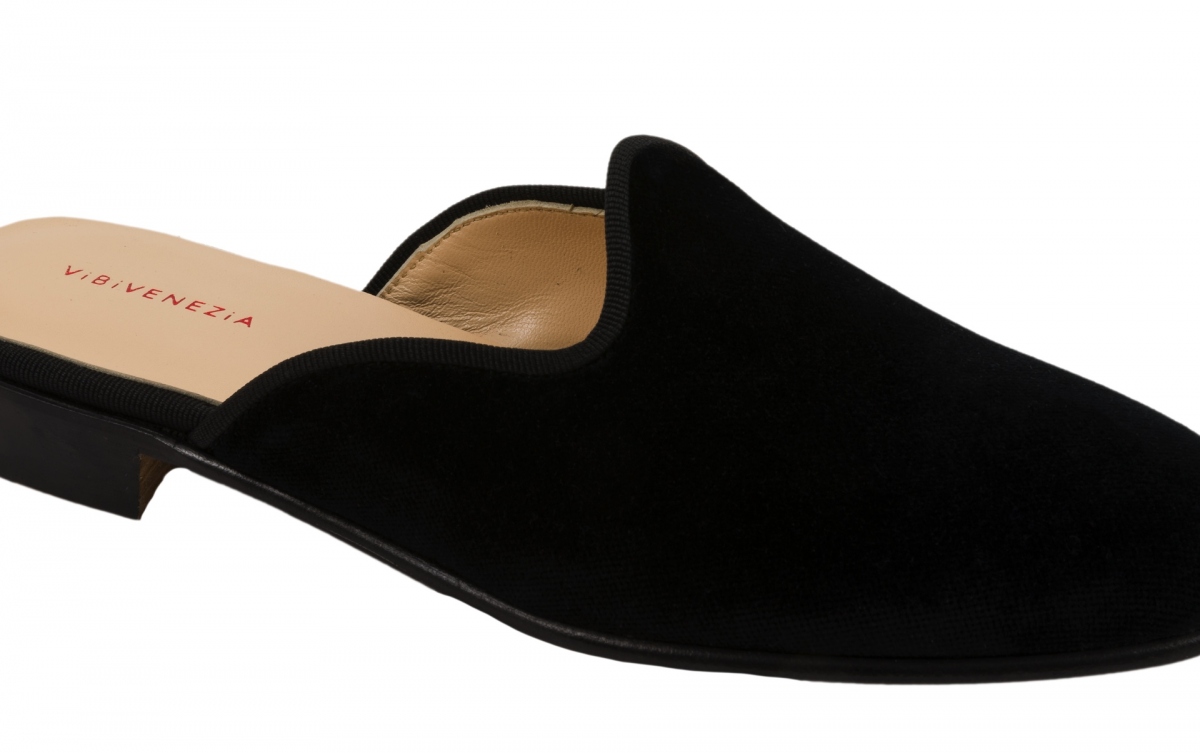 Loafers Mule Nero - leather inside