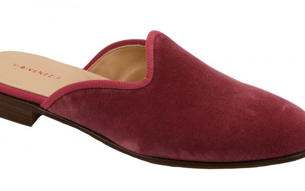 pink loafer mules
