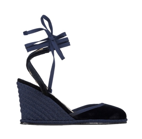 BLU - LACES WEDGES