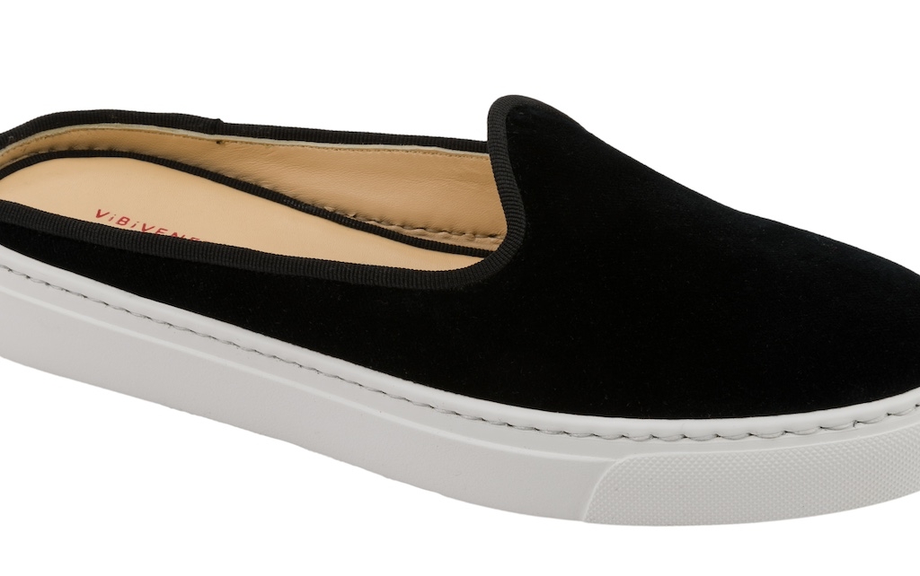Gym Mule Nero - leather inside