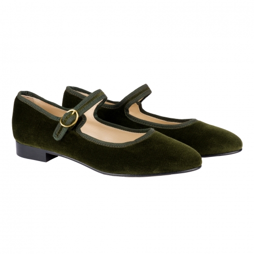 Loafers MJ Verde - leather inside