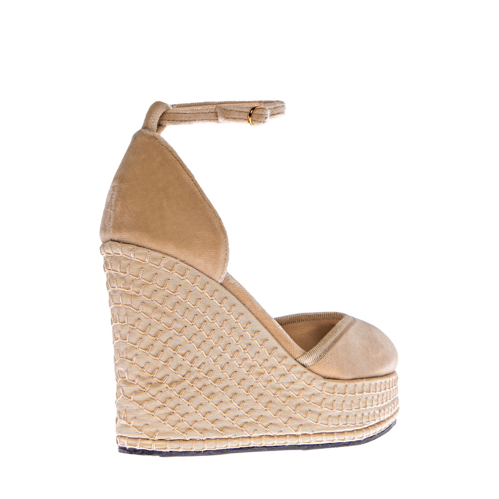 PALUDE - PLATEAU WEDGES WITH ANKLE LACE