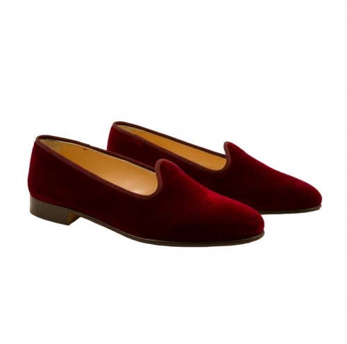 Loafers Bordeaux - interni pelle