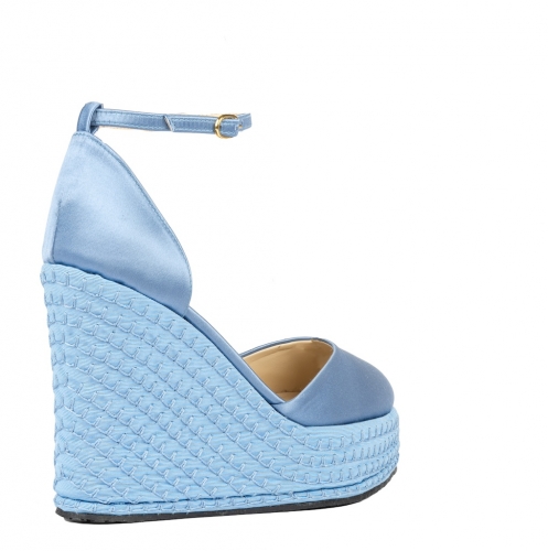ZUCCHERO - PLATEAU WEDGES WITH ANKLE LACE