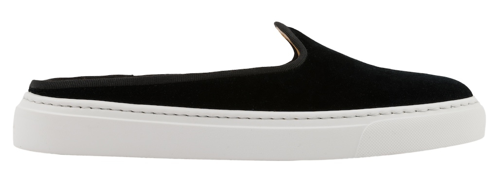 Gym Mule Nero - leather inside