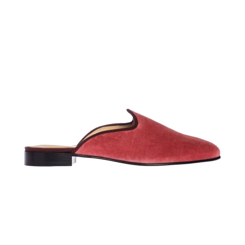 Loafers Mule Pink - leather inside